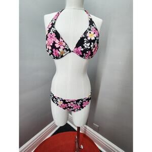Y2K  Vintage Victoria's Secret Floral Bikini 3 pieces - L